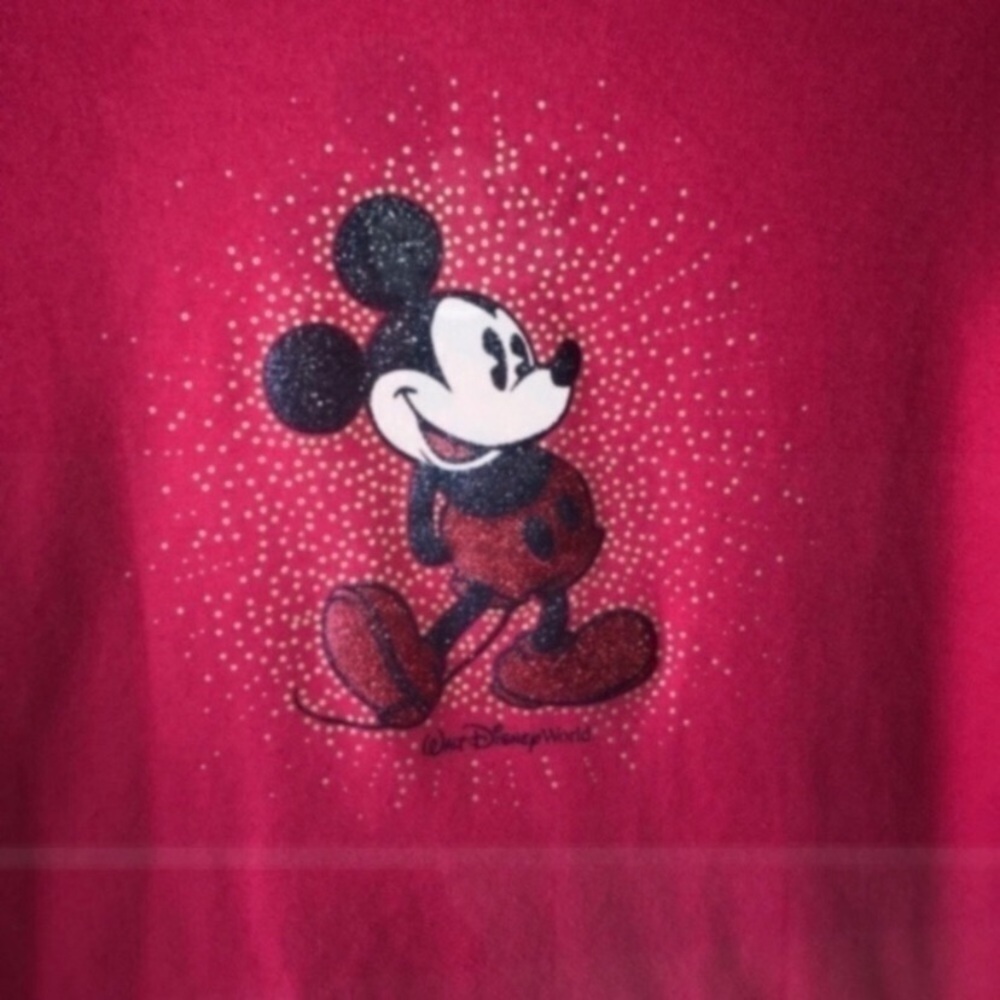 Walt Disney World Mickey Mouse Red Tee - Picture 2 of 4
